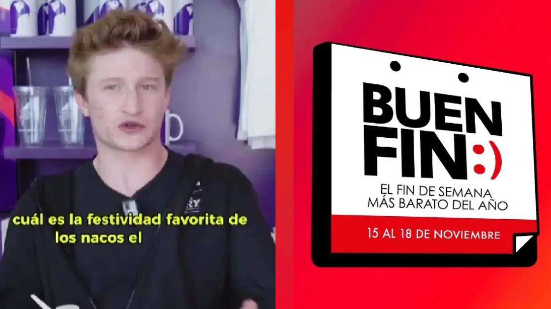 Influencer llama festividad de nacos a El Buen Fin y se vuelve vira